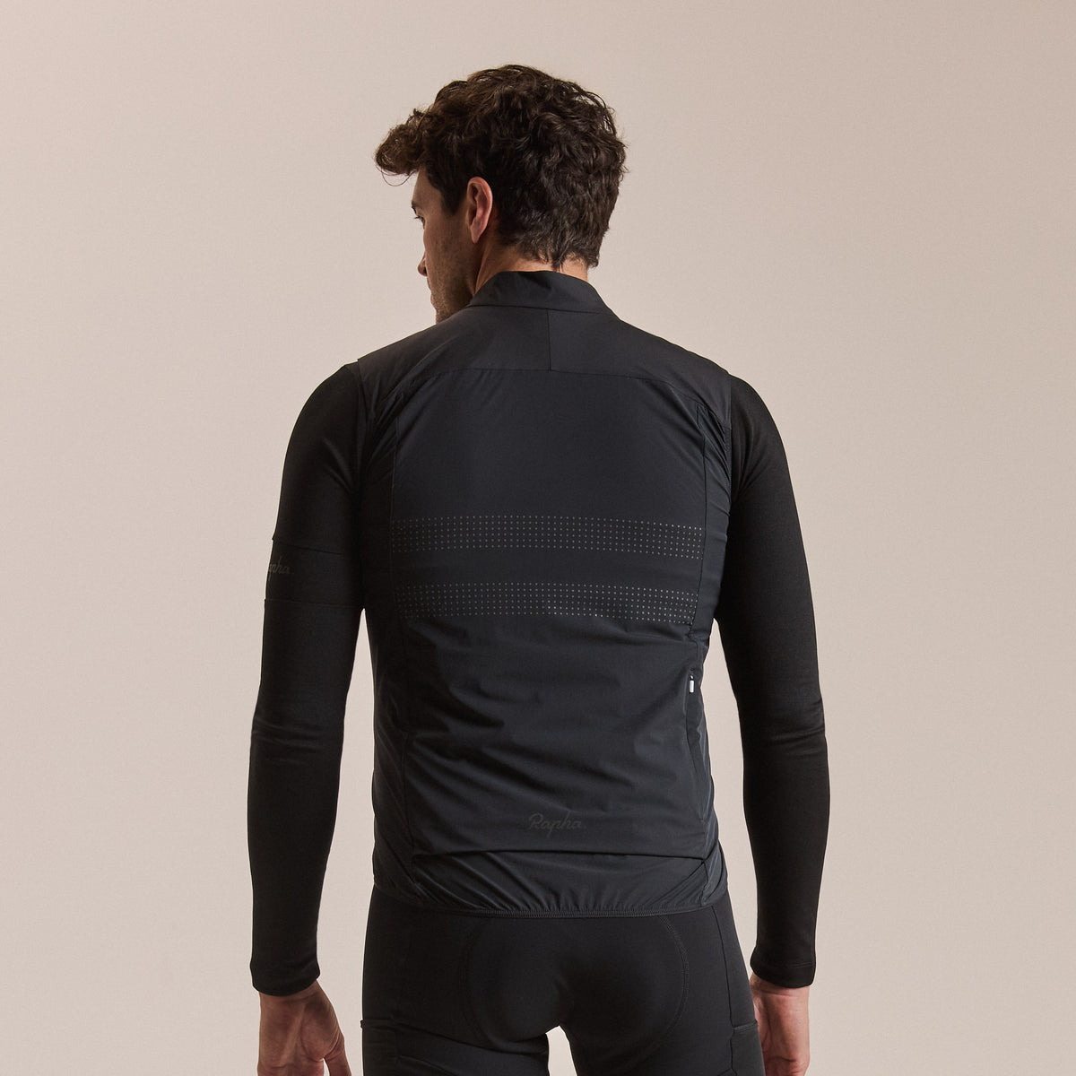 Men's Brevet Lightweight Insulated Gilet - Black/Black
