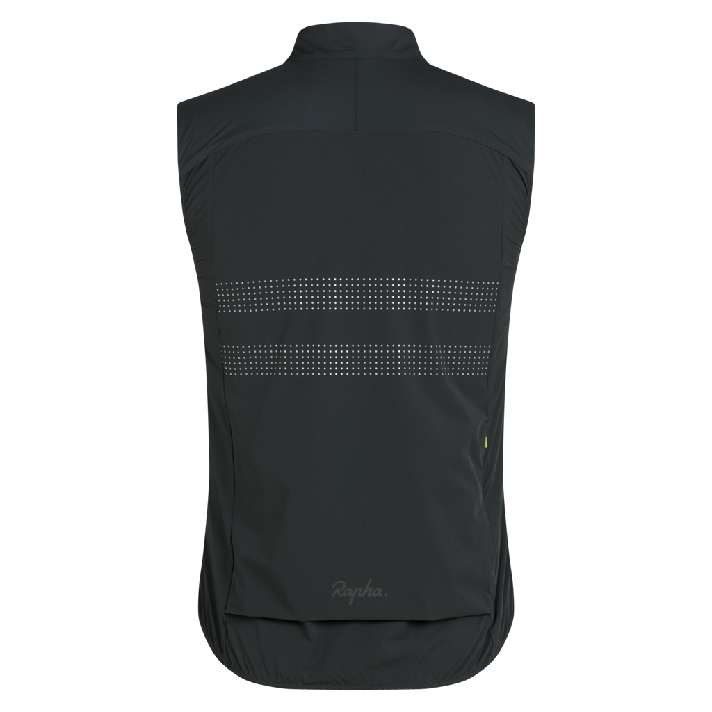 Men's Brevet Lightweight Insulated Gilet - Dark Forest/Silver Reflective