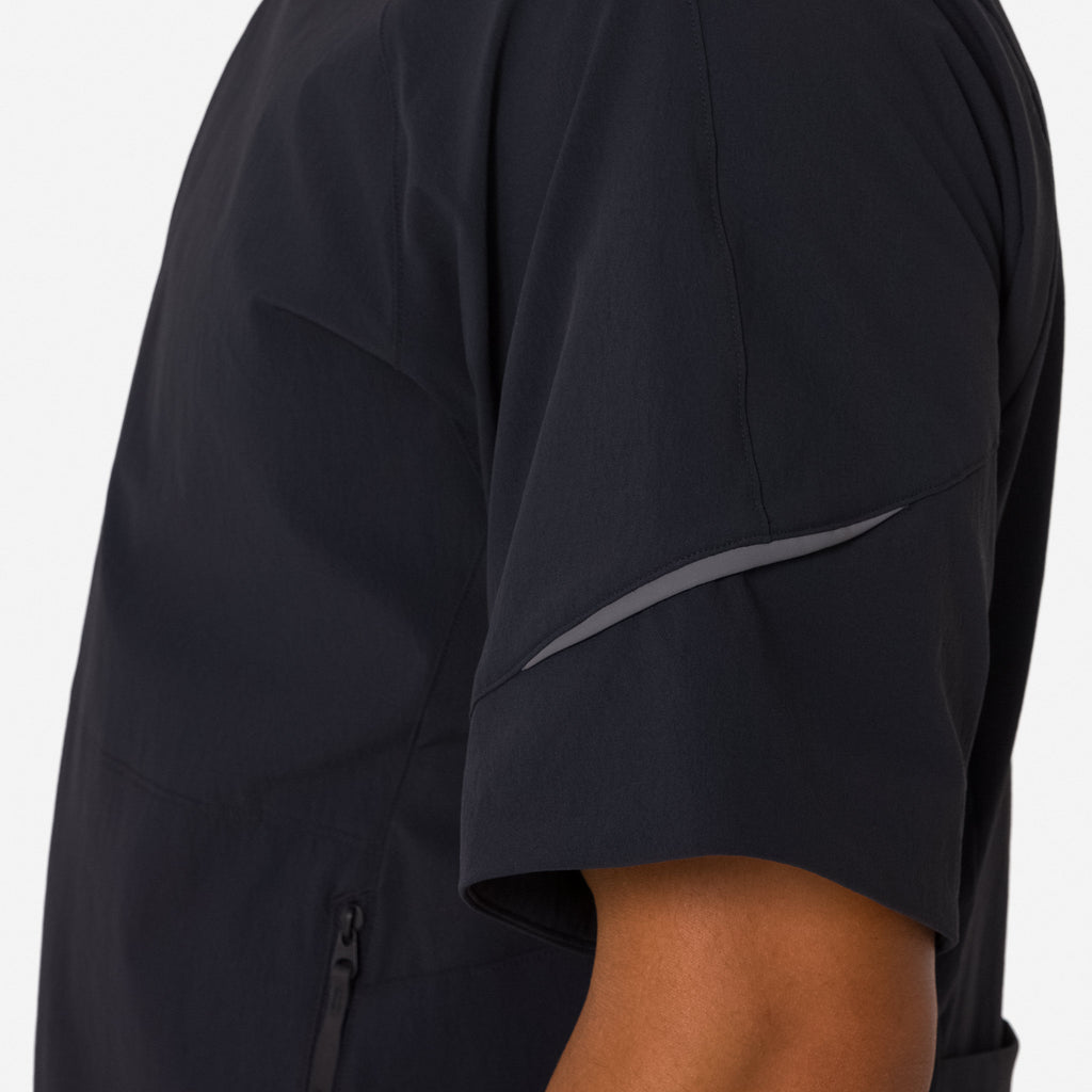 Men's Insulated Short Sleeve Jersey - Black/Black