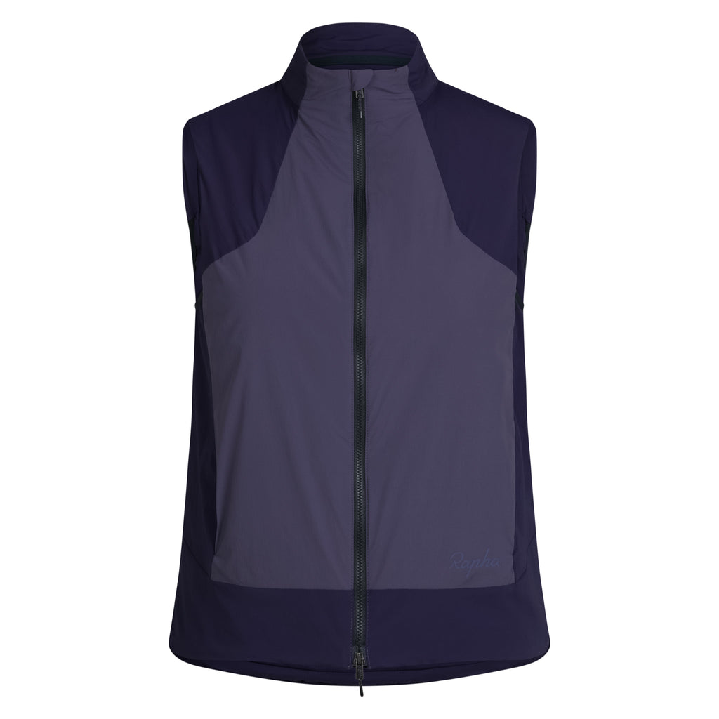 Women's Explore Insulated Gilet - Navy Purple/Grey Purple