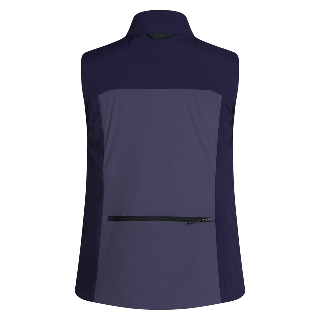 Women's Explore Insulated Gilet - Navy Purple/Grey Purple