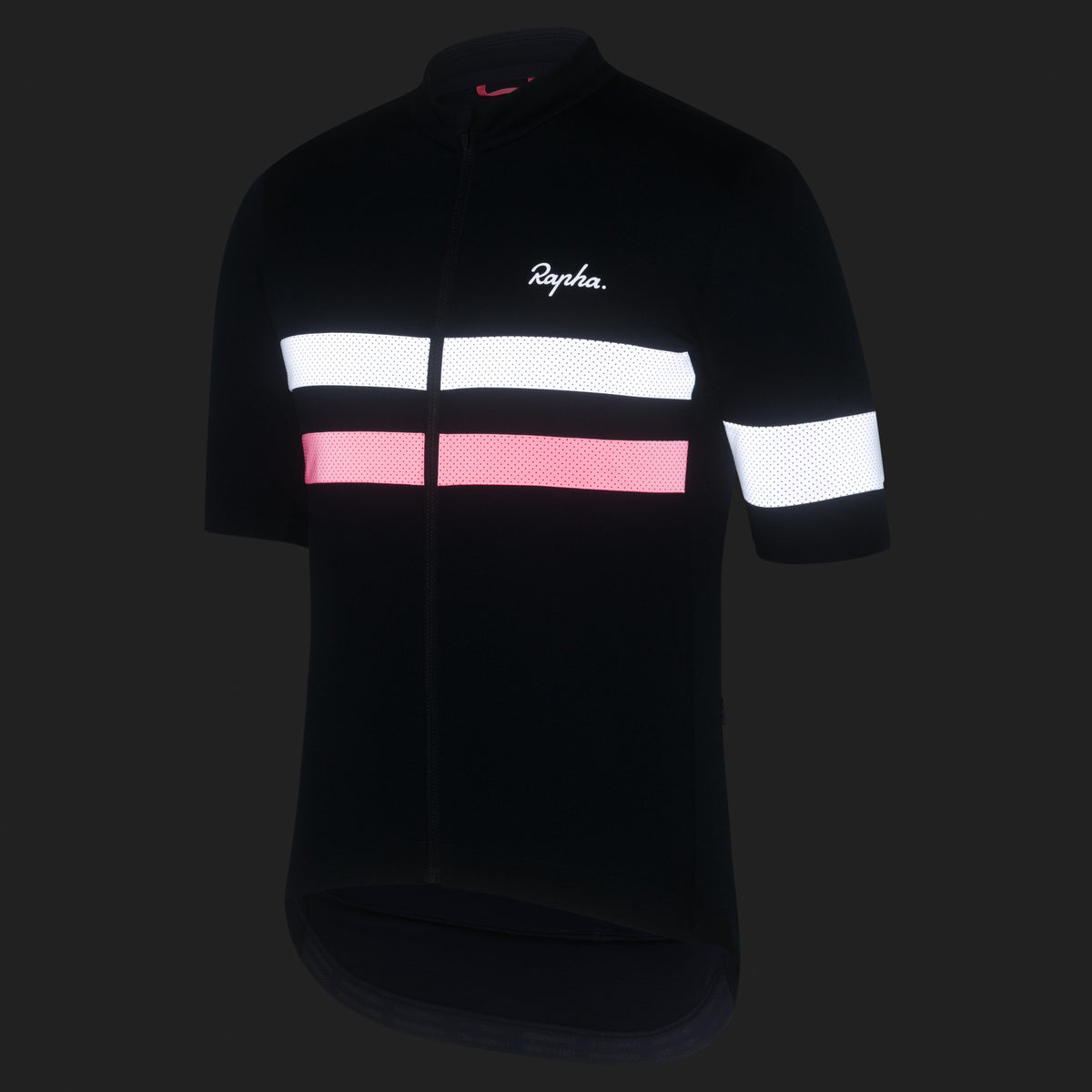 Men's Brevet Jersey - Dark Navy/High-Vis Pink/White