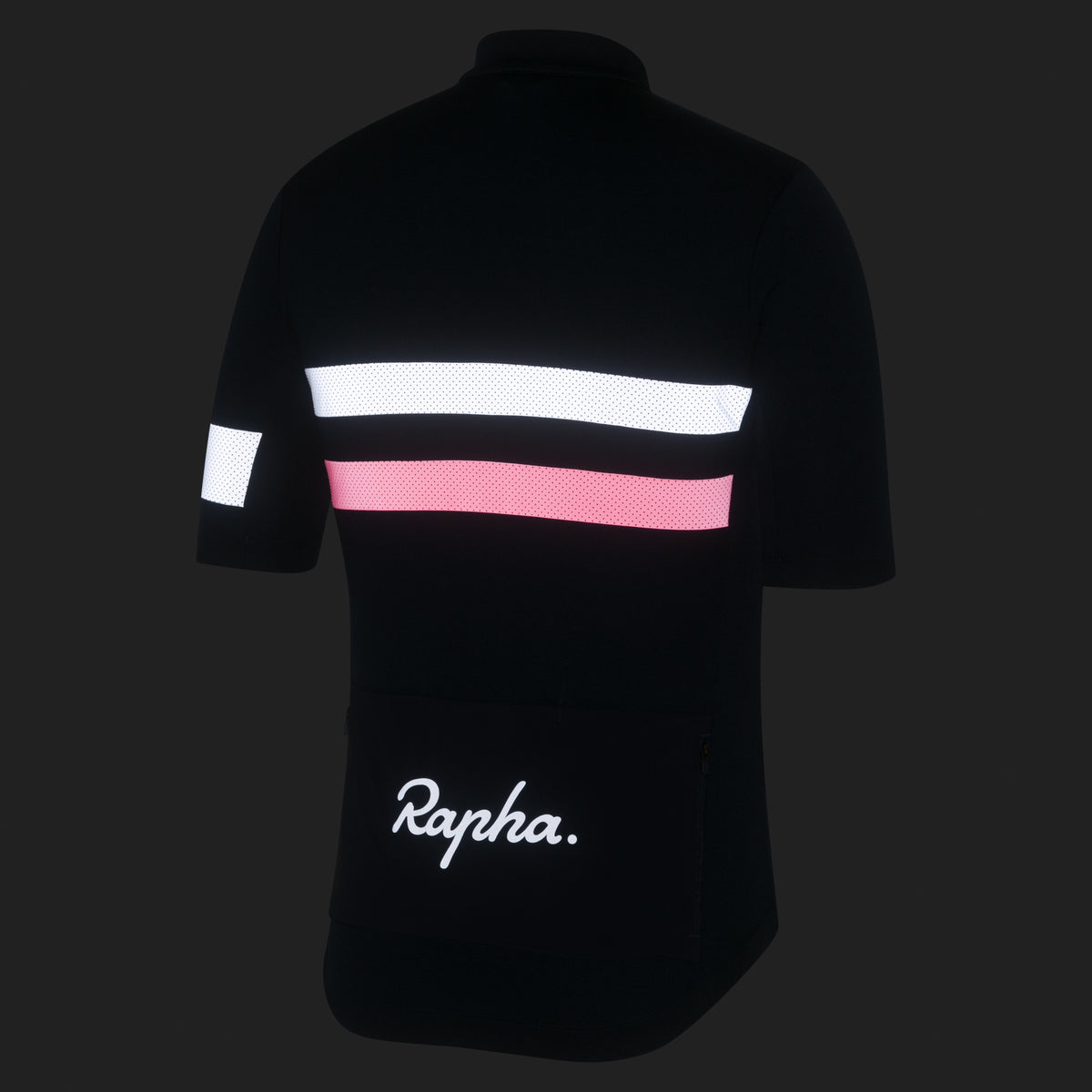 Men's Brevet Jersey - Dark Navy/High-Vis Pink/White
