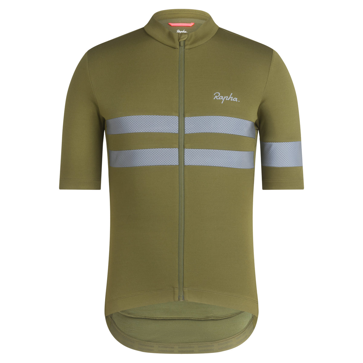 Men's Brevet Jersey - Dark Khaki/Silver