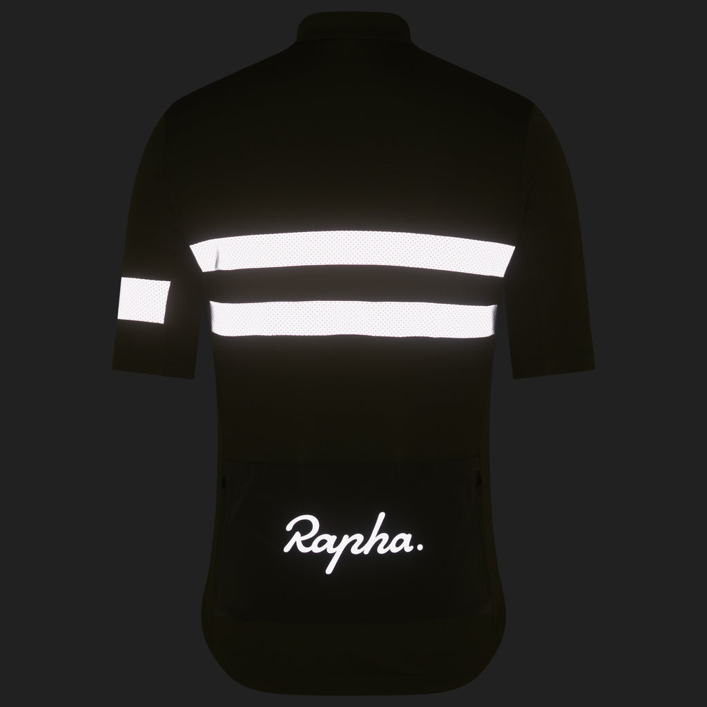 Men's Brevet Jersey - Dark Khaki/Silver