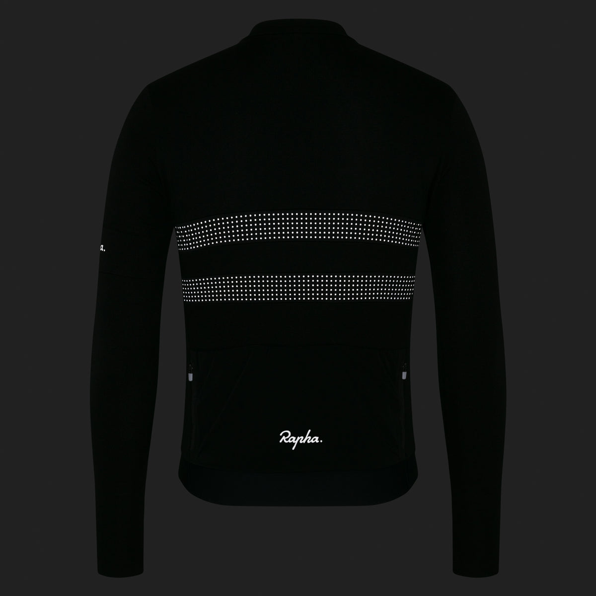 Men's Brevet Long Sleeve Merino Jersey III - Black/Black