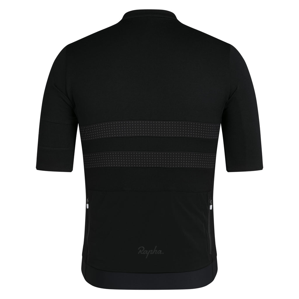 Men's Brevet Merino Jersey III - Black/Black