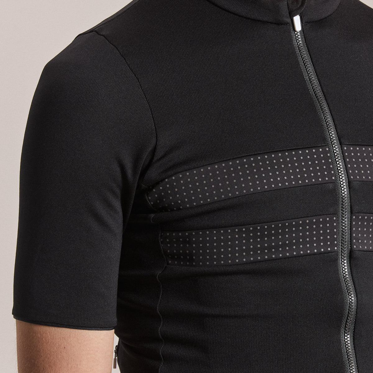 Men's Brevet Merino Jersey III - Black/Black