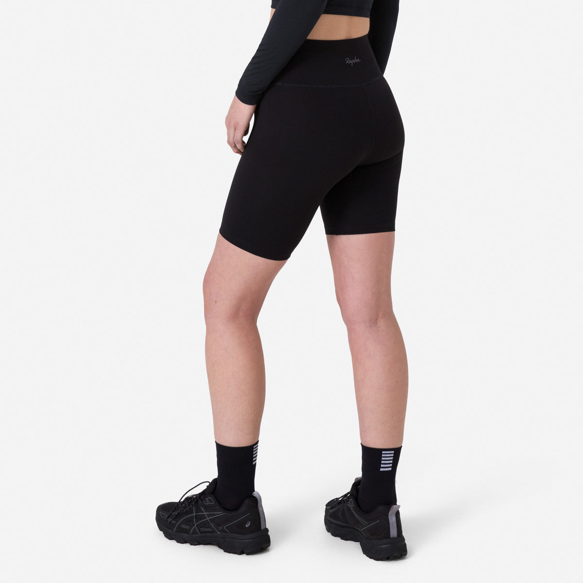 Women's Active Shorts - Black/Grey