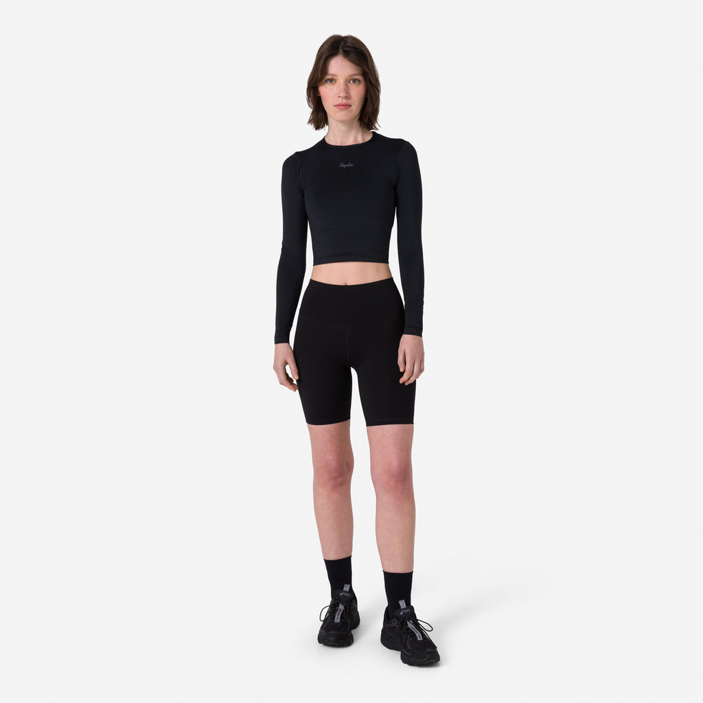 Women's Active Shorts - Black/Grey