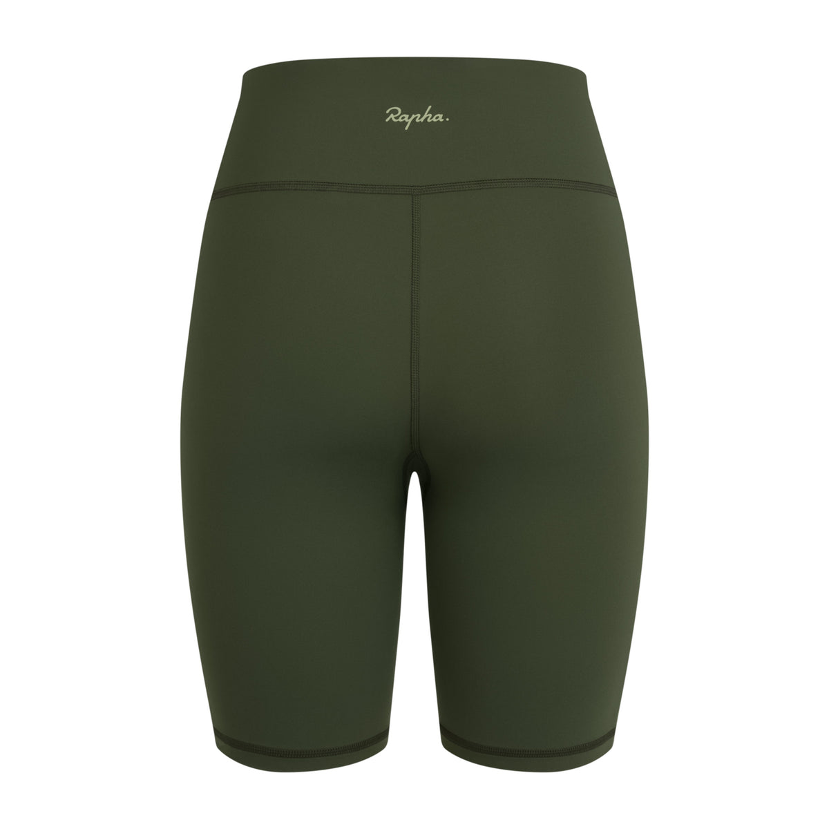 Women's Active Shorts - Deep Olive Green/Olive Green