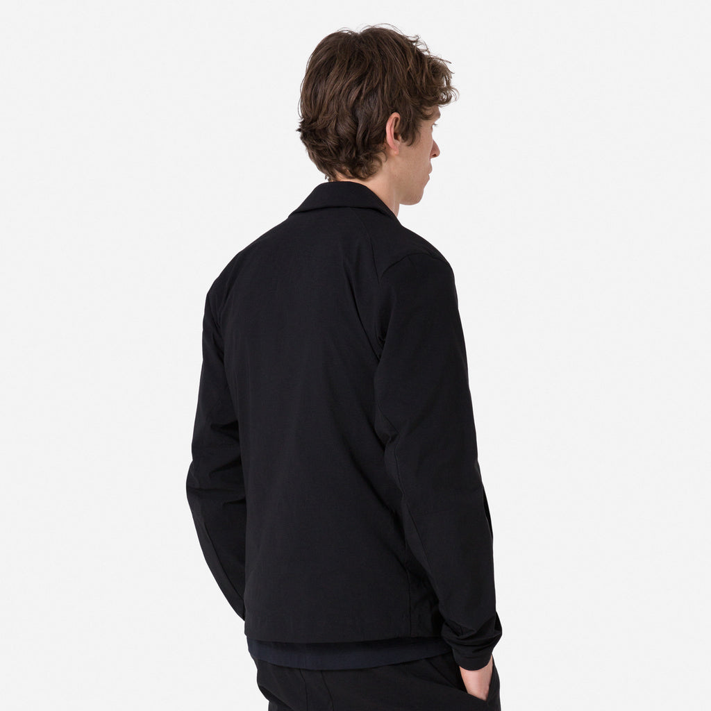 Men's Tech Collar Jacket - Black/Grey