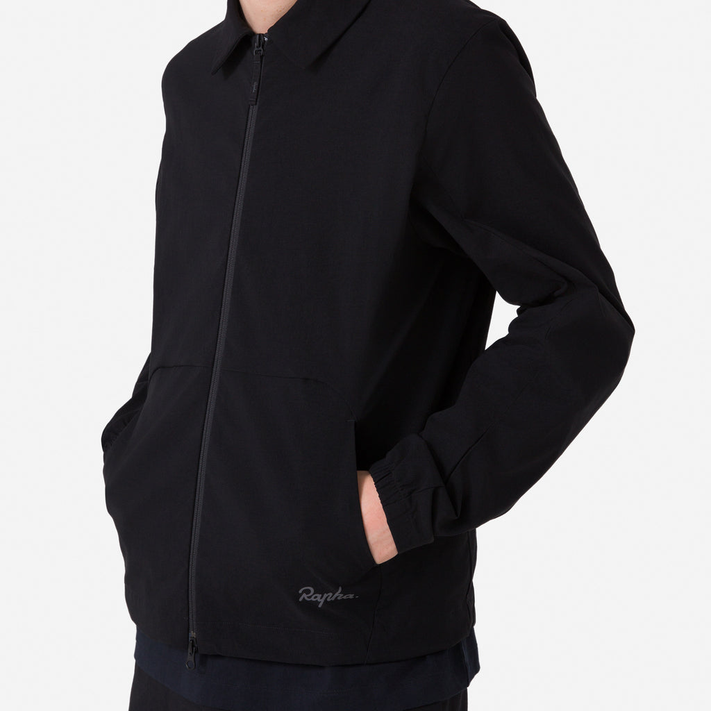 Men's Tech Collar Jacket - Black/Grey