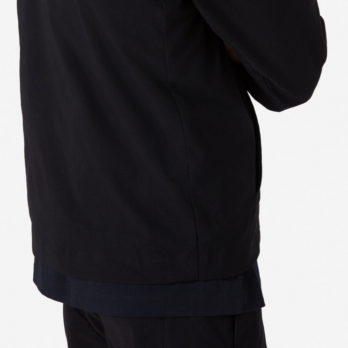 Men's Tech Collar Jacket - Black/Grey