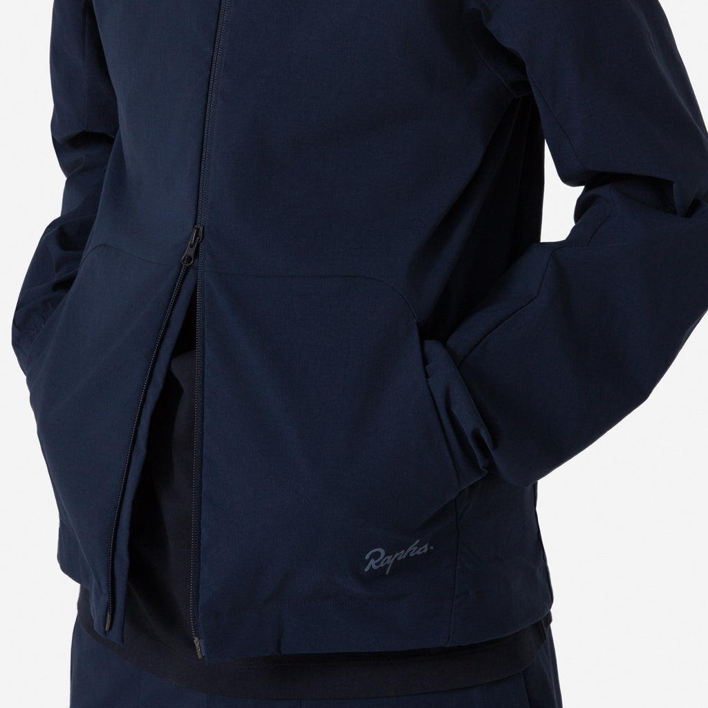 Men's Tech Collar Jacket - Dark Navy/Black