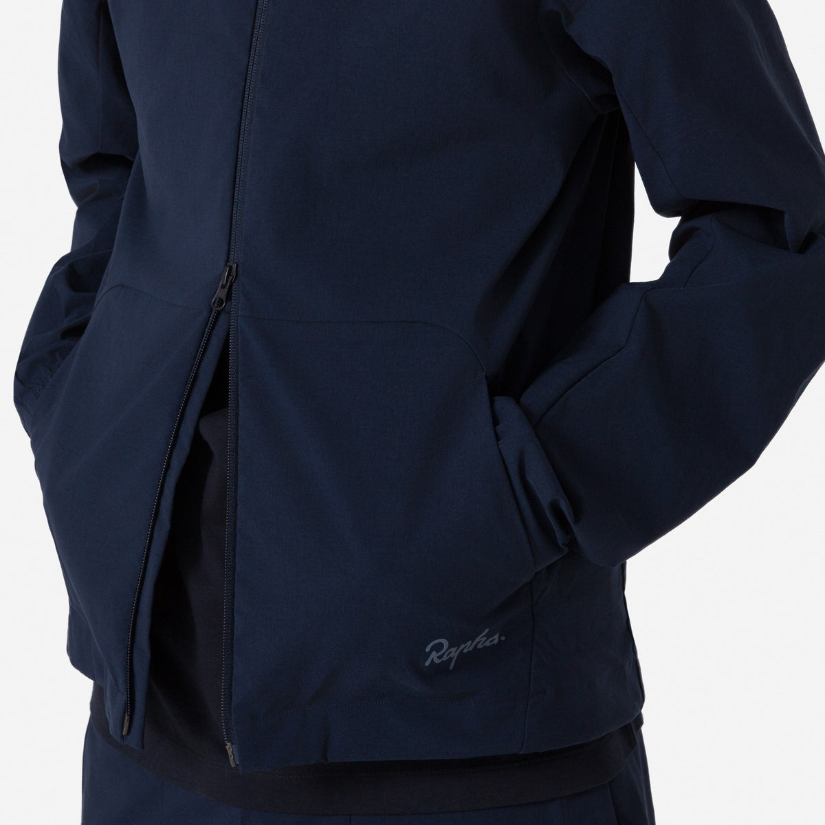 Men's Tech Collar Jacket - Dark Navy/Black