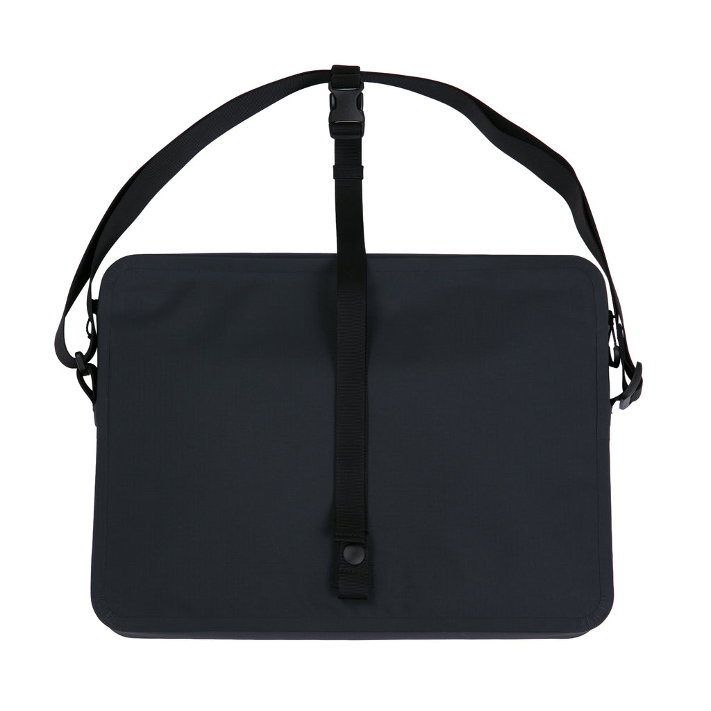 Welded Messenger - Black Charcoal/Silver Reflective