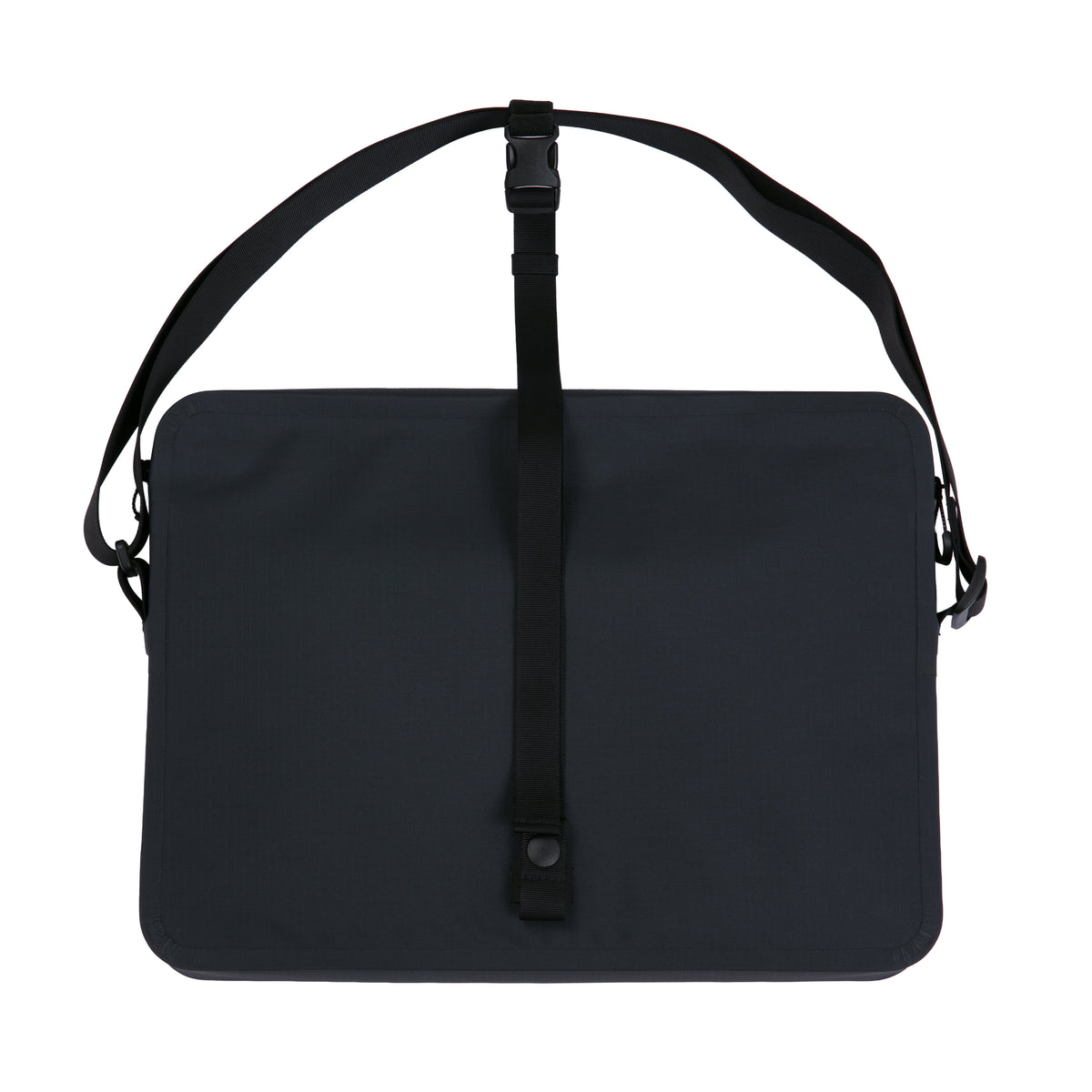 Welded Messenger - Black Charcoal/Silver Reflective