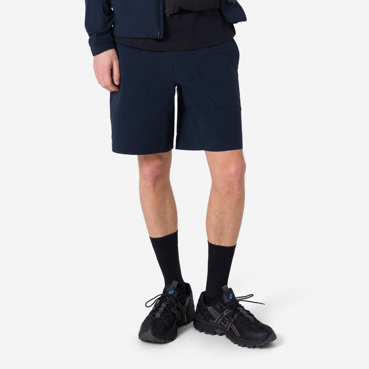 Men's Easy Tech Shorts - Dark Navy/Black