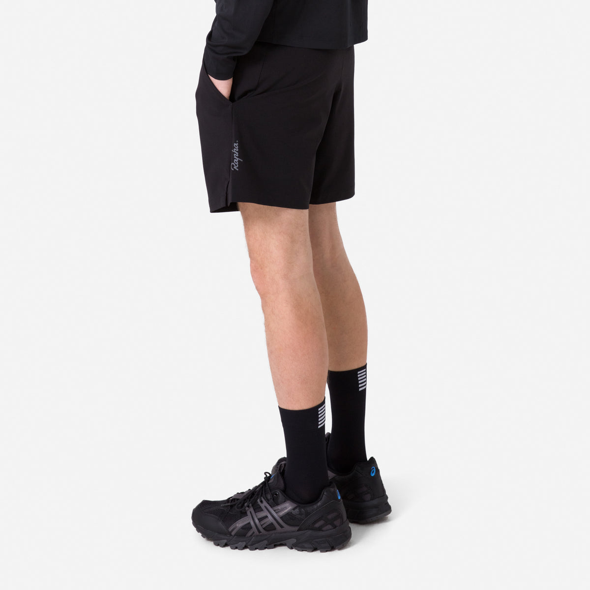 Men's Active Shorts - Black/Grey