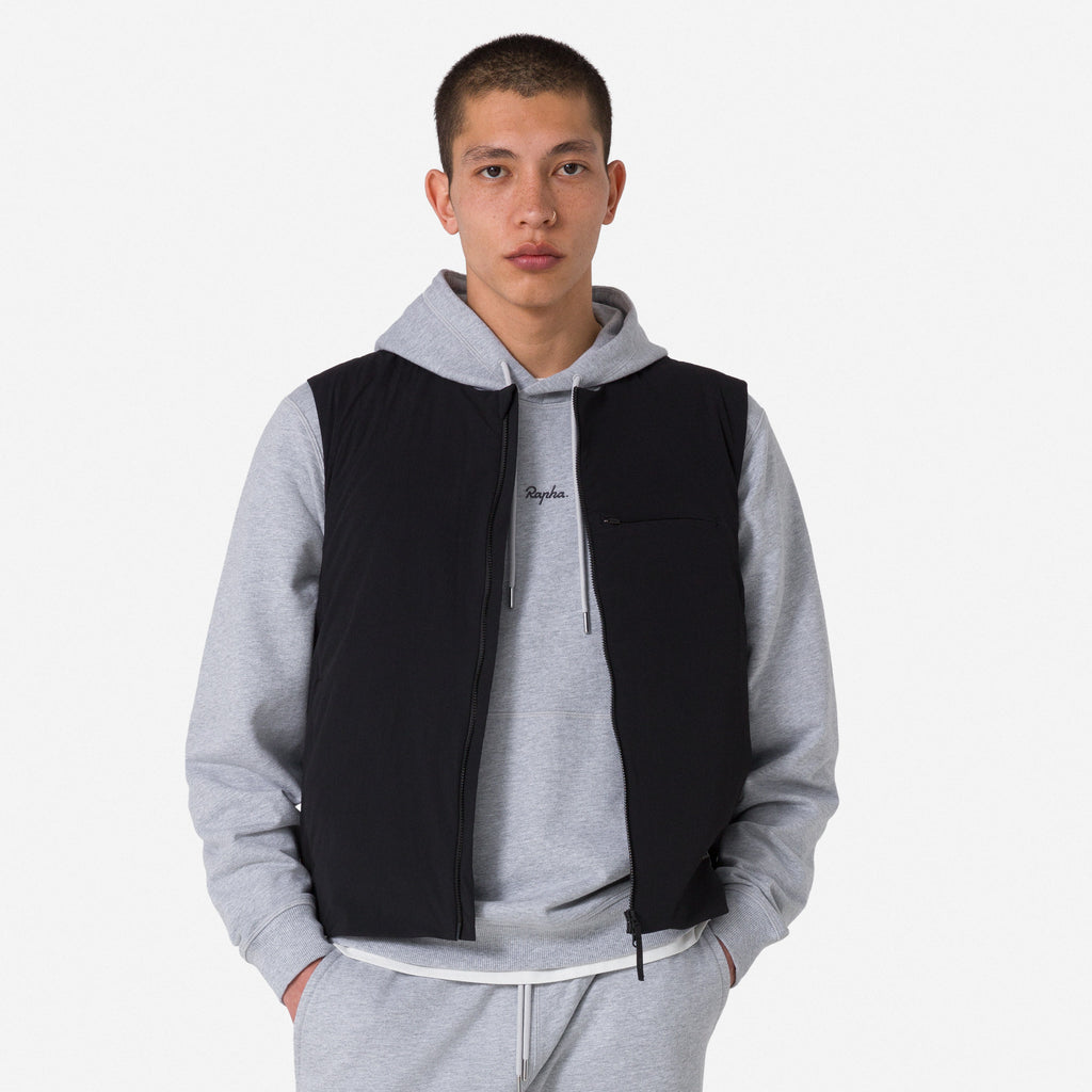 Men's Insulated Vest - Black/Grey
