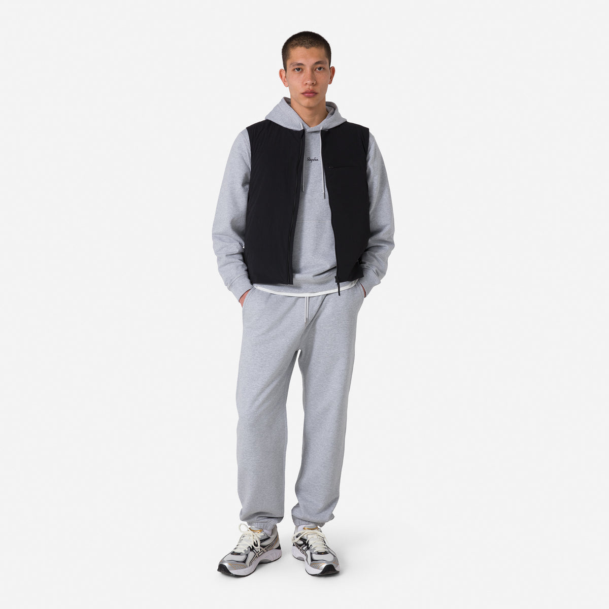 Men's Insulated Vest - Black/Grey