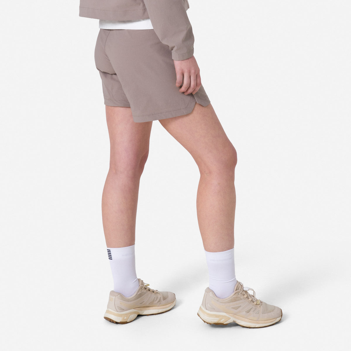 Women's Tech Shorts - Pale Brown