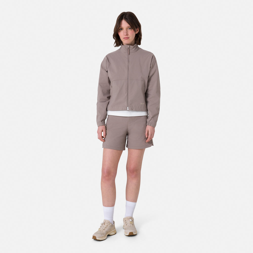 Women's Tech Shorts - Pale Brown