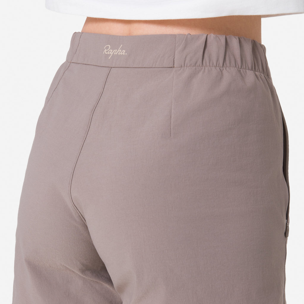 Women's Tech Shorts - Pale Brown