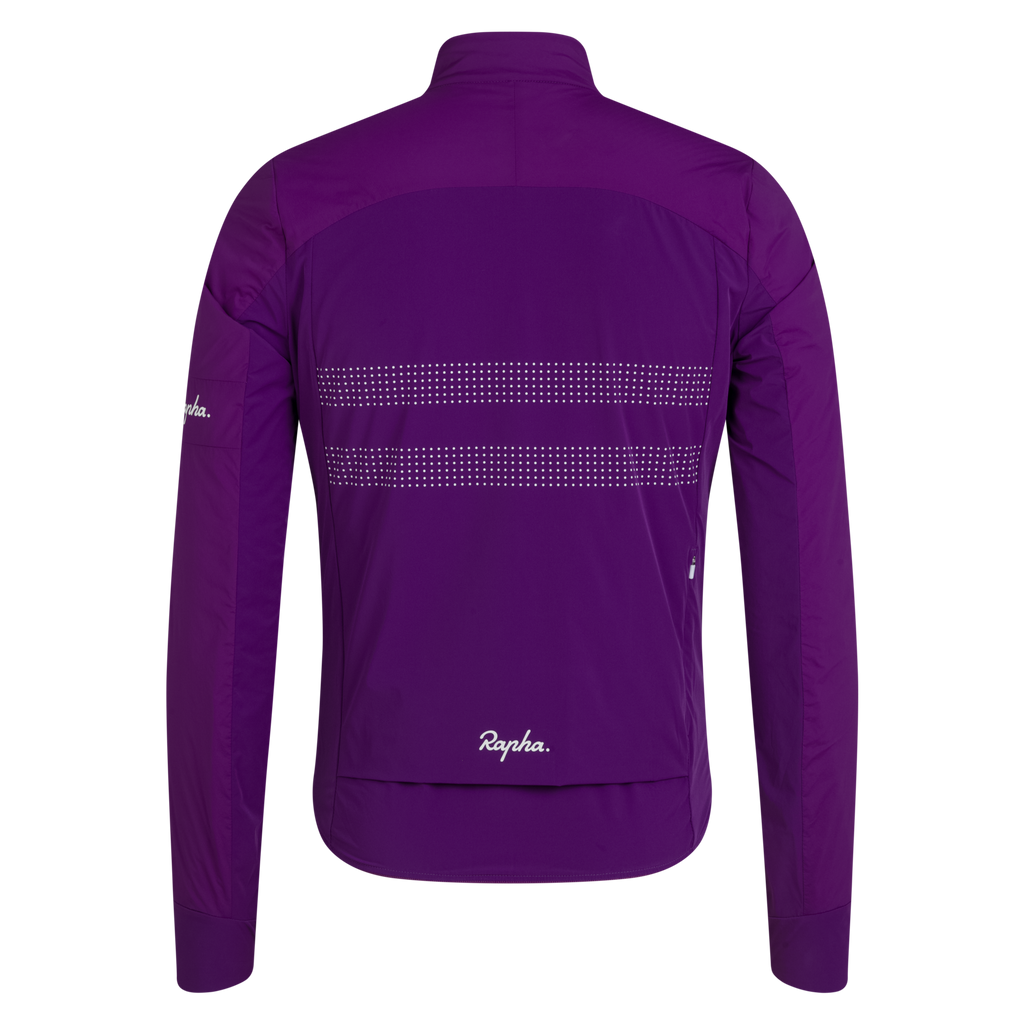 Men's Brevet Lightweight Insulated Jacket - Blackberry/White