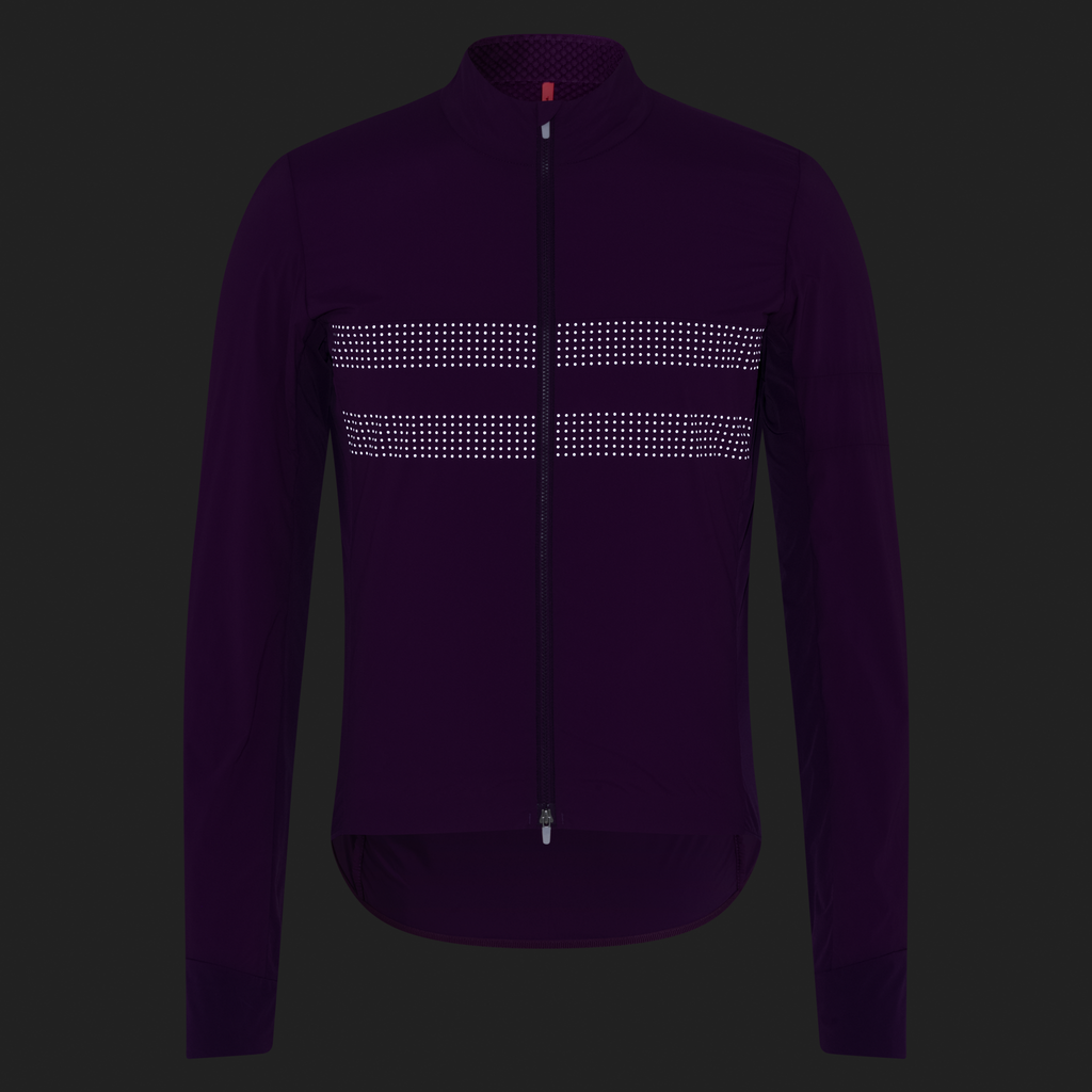 Men's Brevet Lightweight Insulated Jacket - Blackberry/White