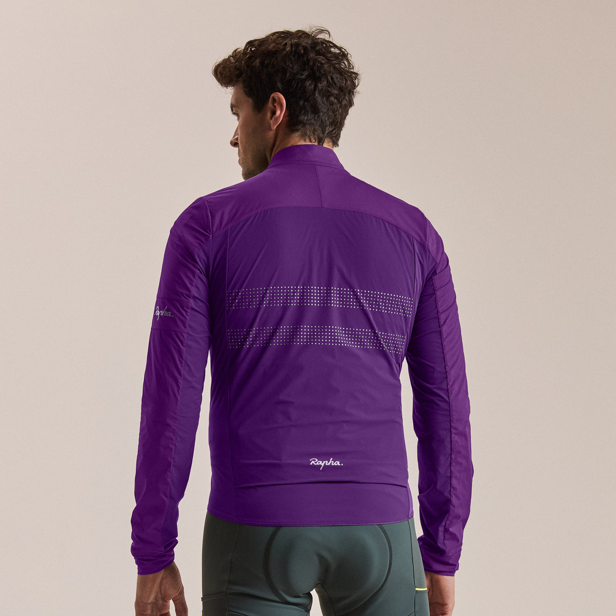 Men's Brevet Lightweight Insulated Jacket - Blackberry/White