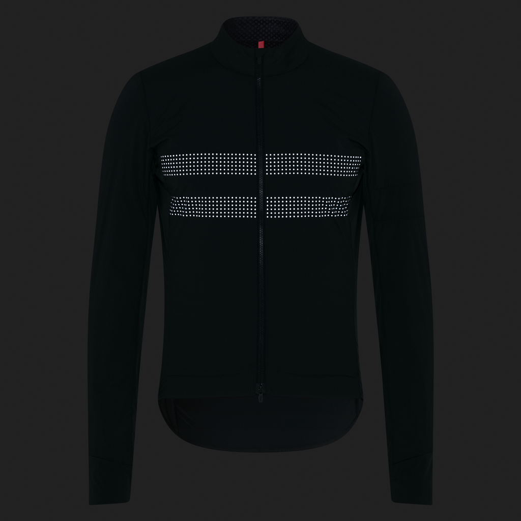 Men's Brevet Lightweight Insulated Jacket - Dark Forest/Silver Reflective