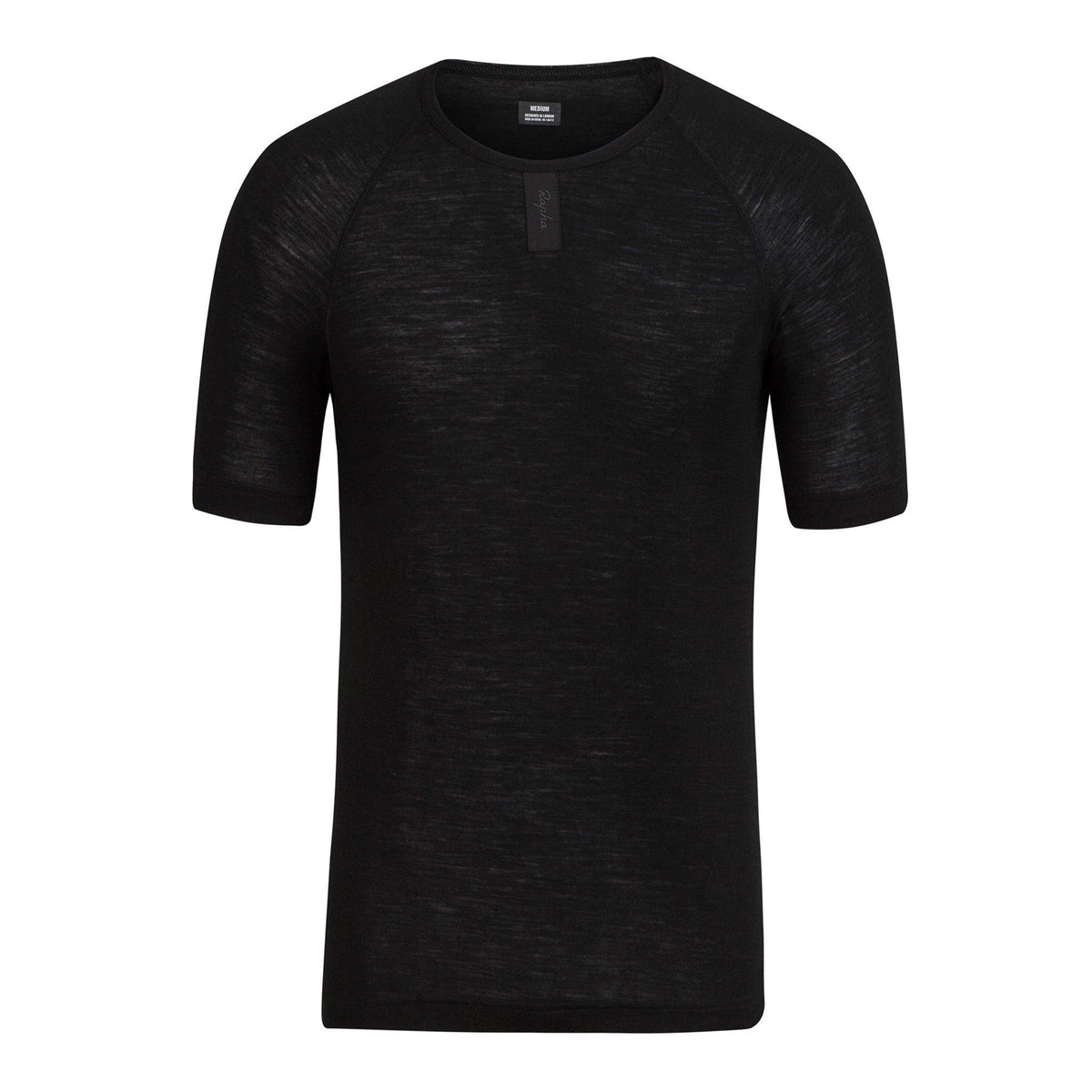 Men's Merino Base Layer Short Sleeve - Black