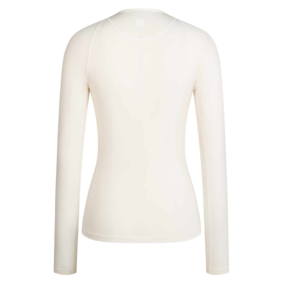 Women's Merino Base Layer - Long Sleeve - Cream/White