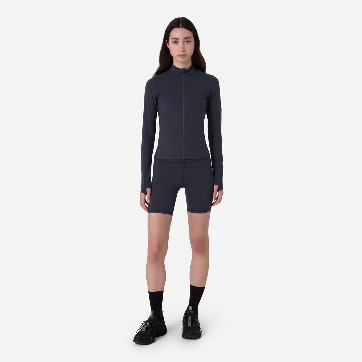 Women's Active Jacket - Dark Grey / Dark Navy