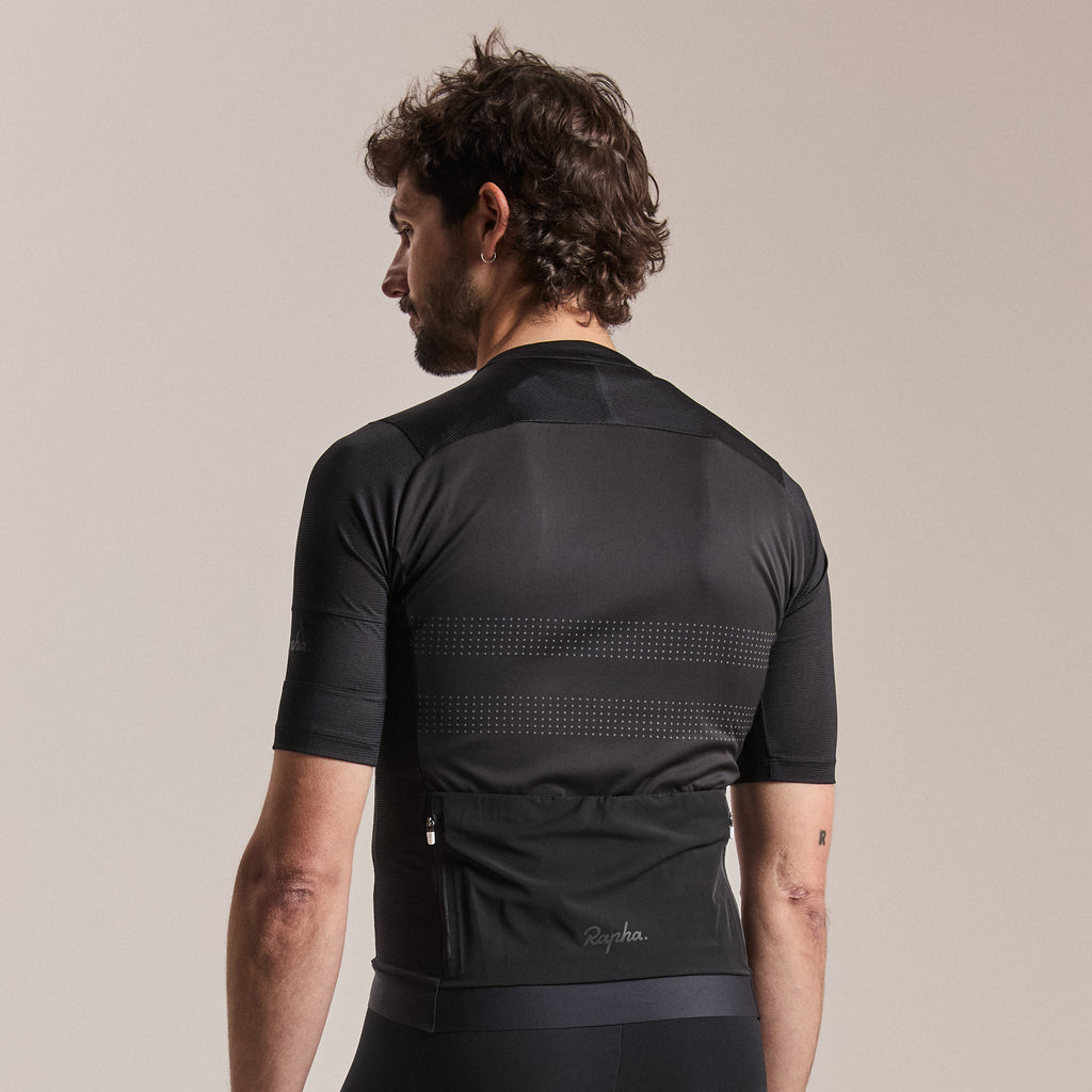 Men's Brevet Lightweight Jersey III - Black/Black Reflective