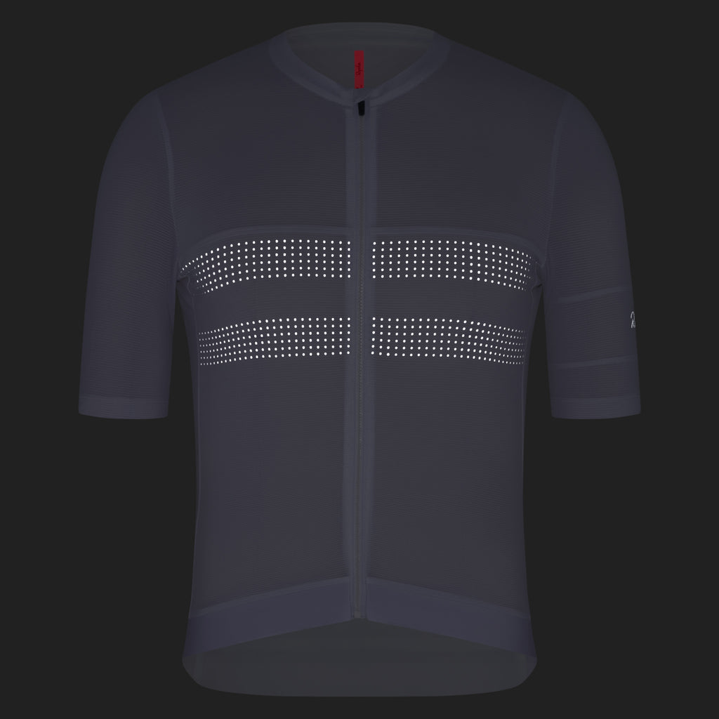 Men's Brevet Lightweight Jersey III - White/Silver