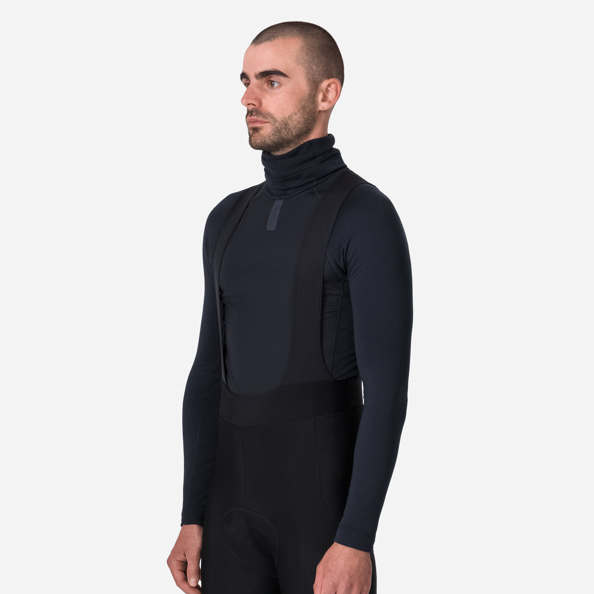 Men's Insulated Windblock Base Layer - Black / Black