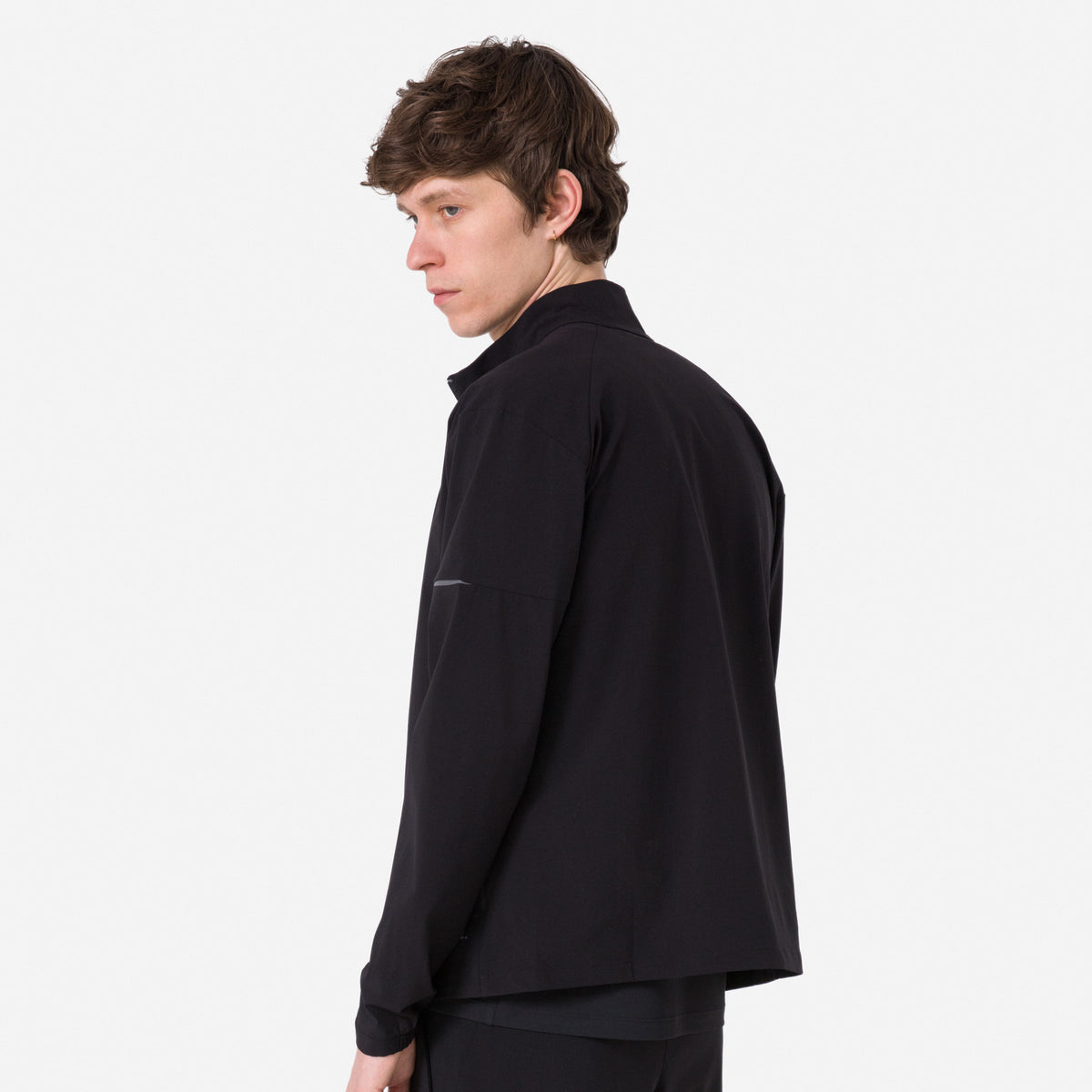Men's Active Jacket - Black/Grey