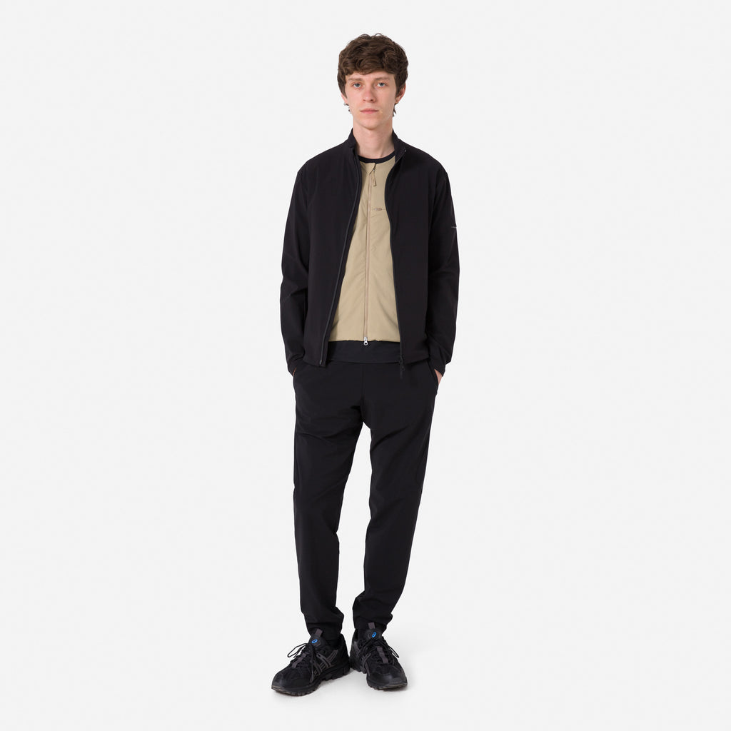 Men's Active Jacket - Black/Grey