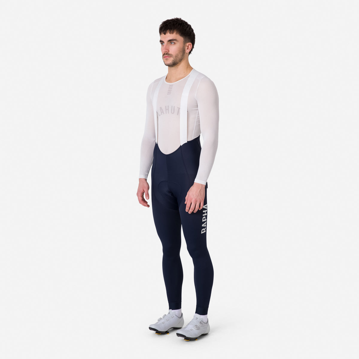 Men's Pro Team Lightweight Tights - Dark Navy/White