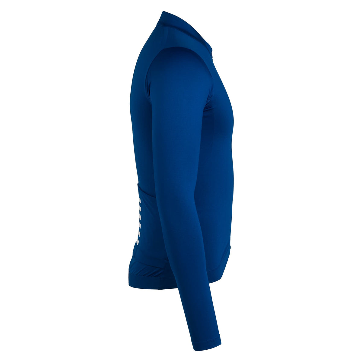 Men's Pro Team Long Sleeve Midweight Jersey - Fossil Blue/White
