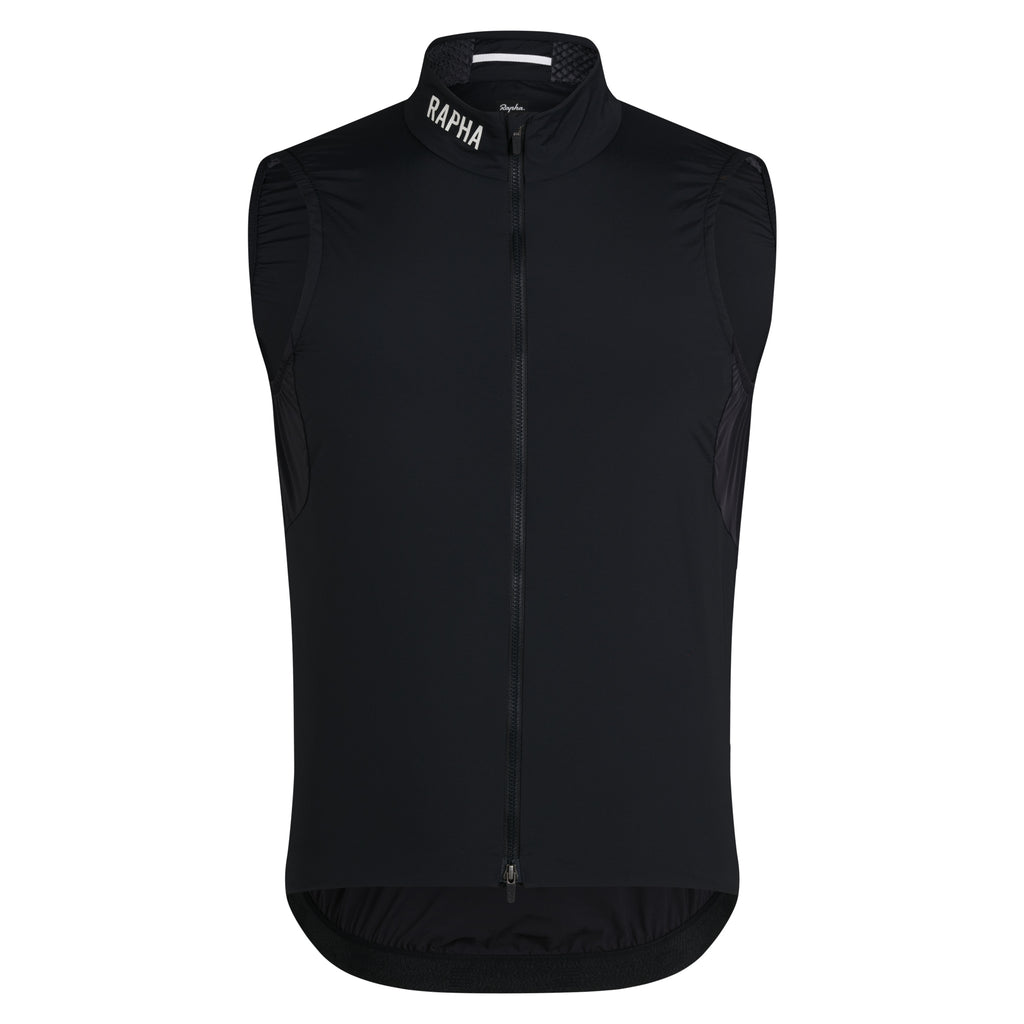 Men's Pro Team Insulated Gilet - Black/White