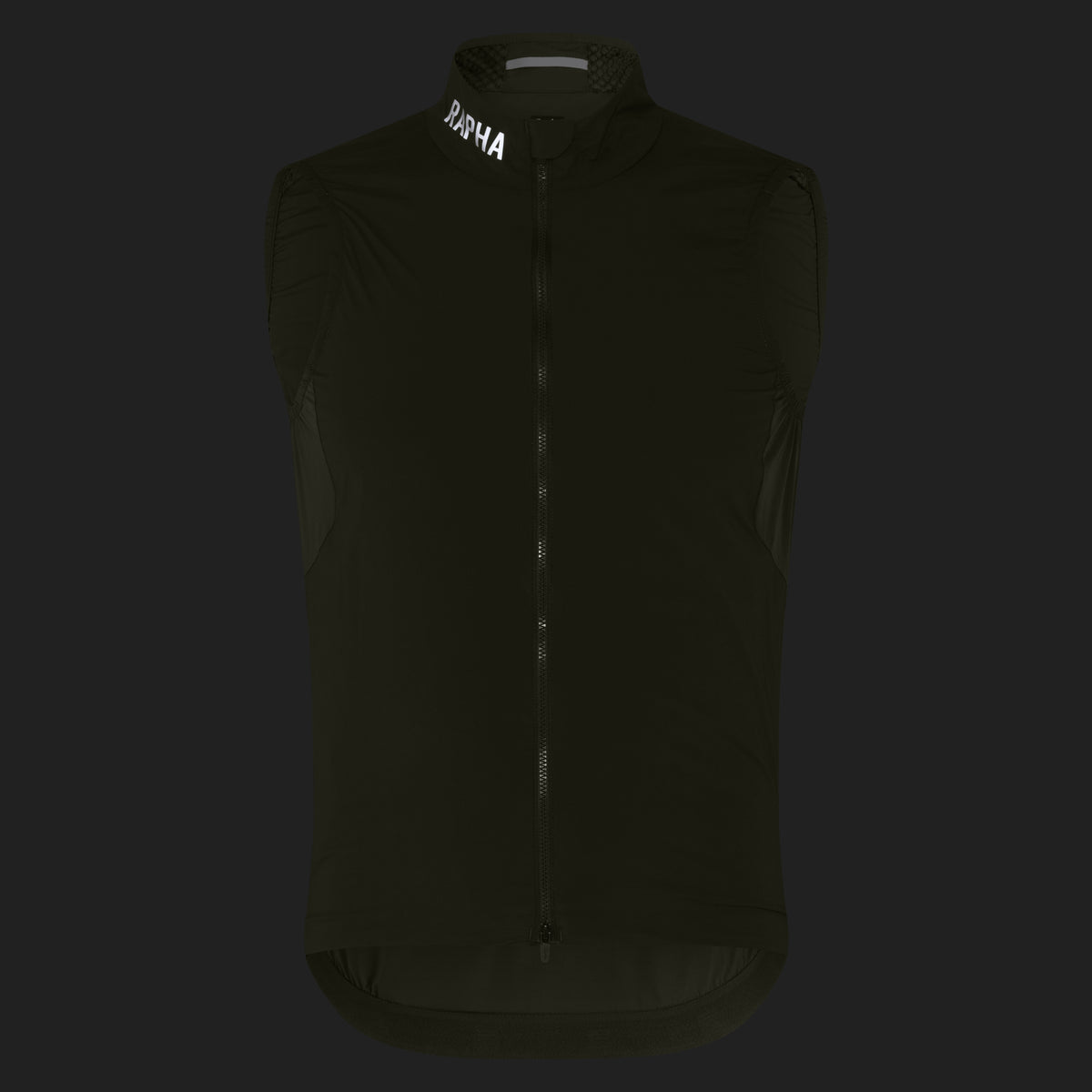 Men's Pro Team Insulated Gilet - Moss Green/White