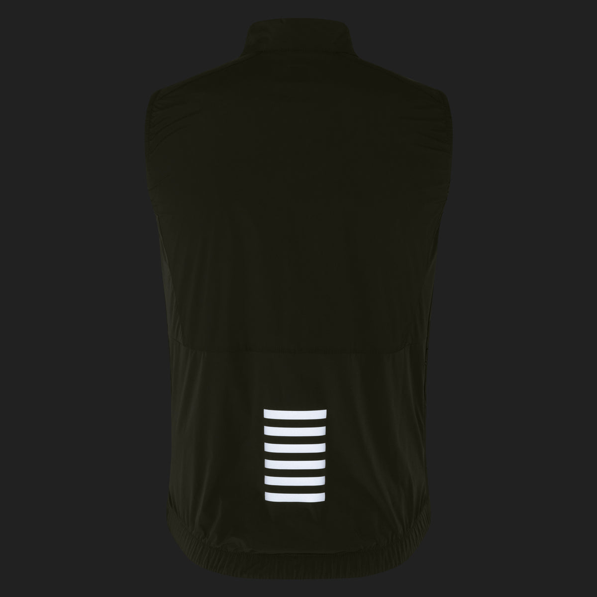 Men's Pro Team Insulated Gilet - Moss Green/White
