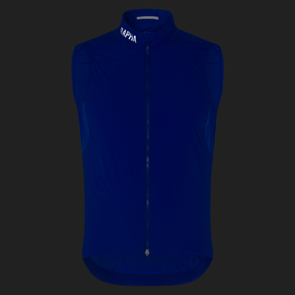 Men's Pro Team Insulated Gilet - Blue/White