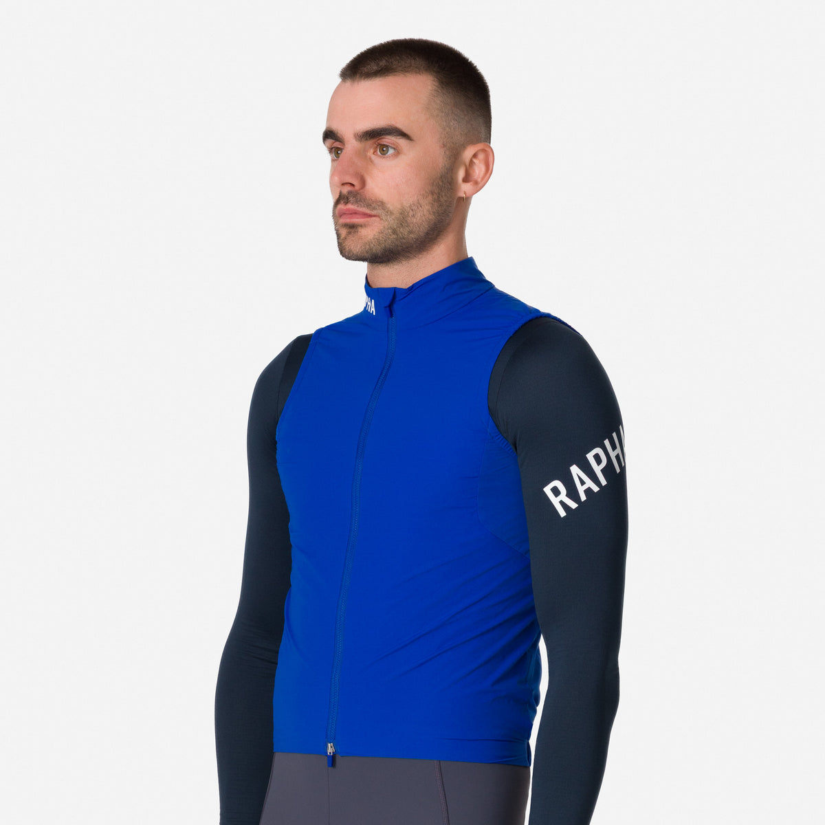 Men's Pro Team Insulated Gilet - Blue/White