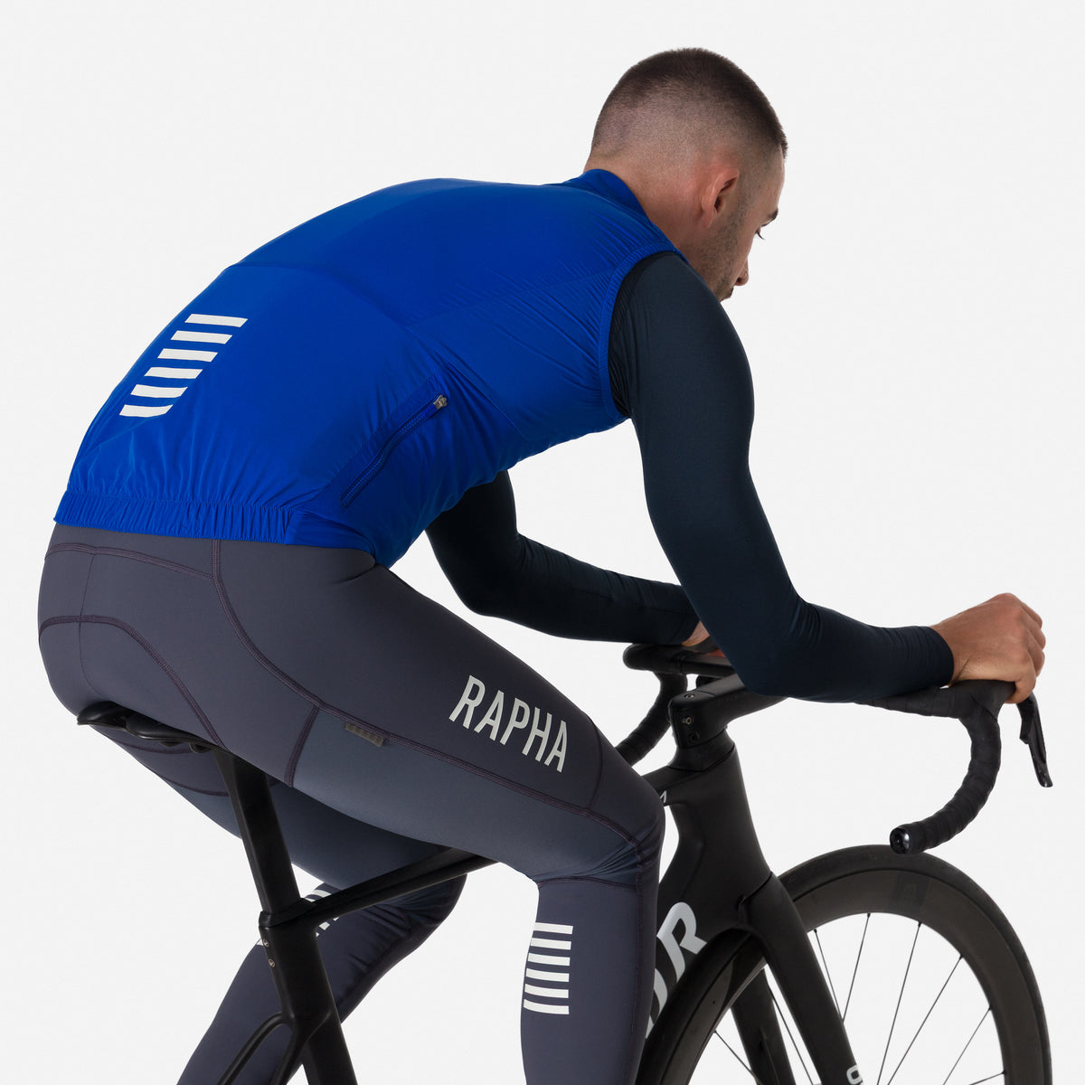 Men's Pro Team Insulated Gilet - Blue/White