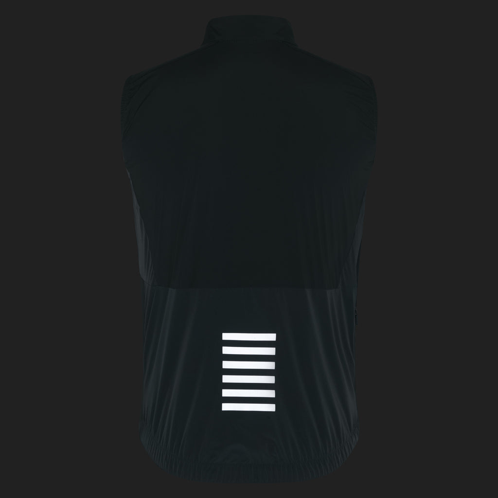 Men's Pro Team Insulated Gilet - Onyx/White